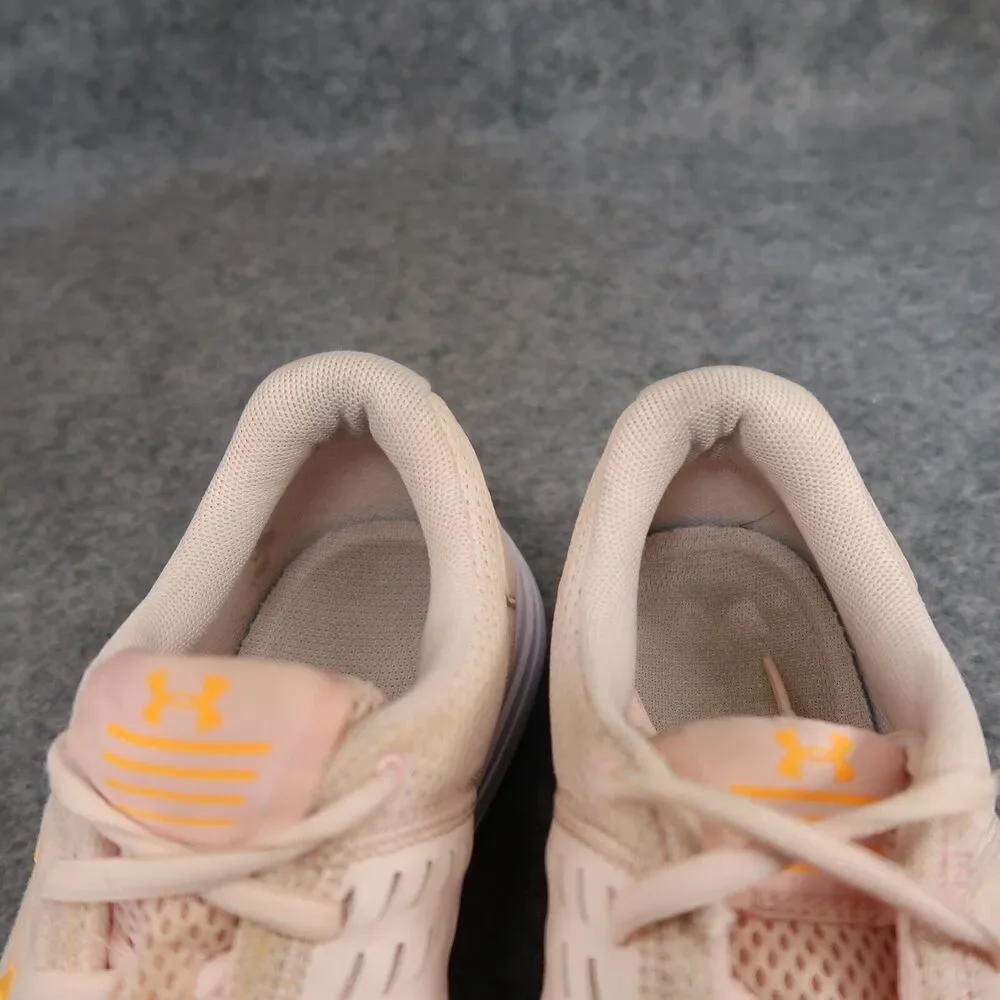 Under Armour Shoes Womens 10 Athletic Trainers UA Surge SE Running Sports Peach
